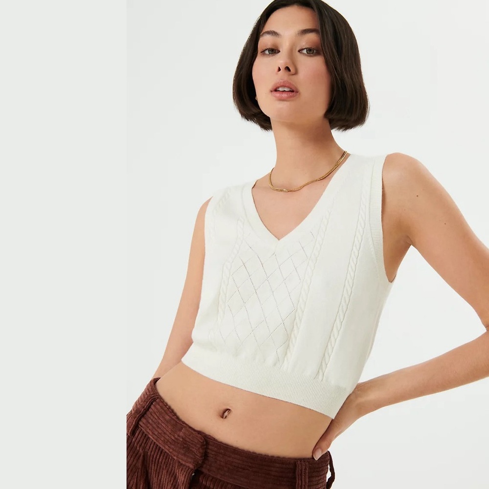 Aritzia Sunday Best Quinn Knit Vest size M